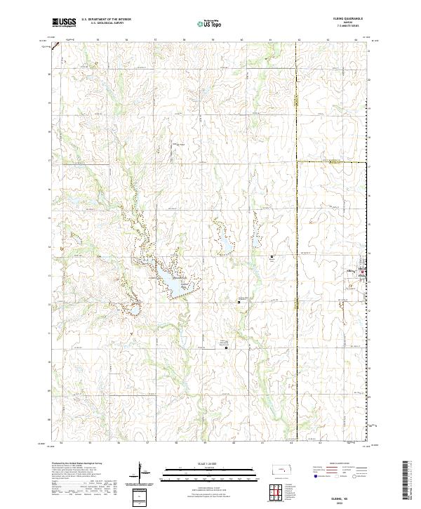 Elbing topographic map thumbnail