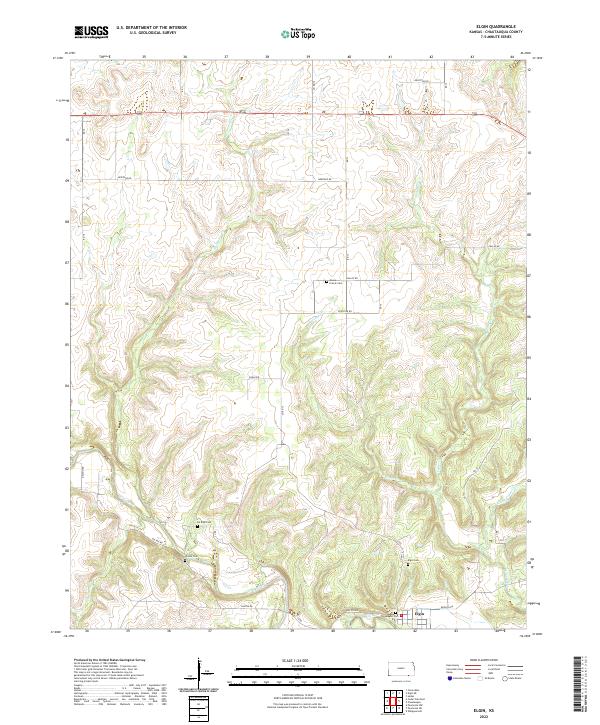 Elgin topographic map thumbnail