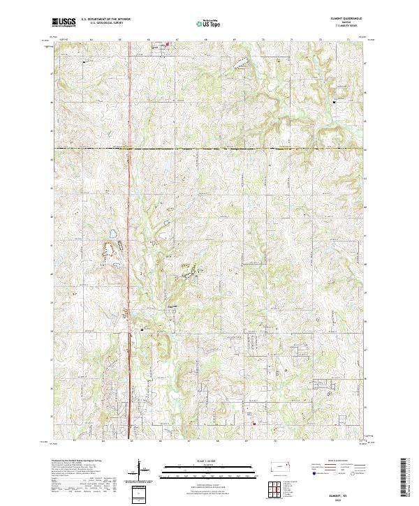 Elmont topographic map thumbnail