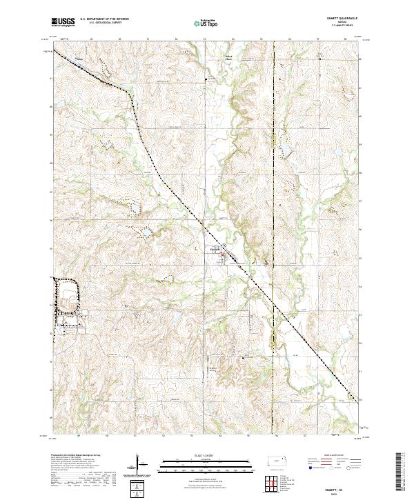 Emmett topographic map thumbnail