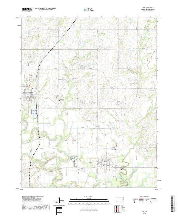 Erie topographic map thumbnail