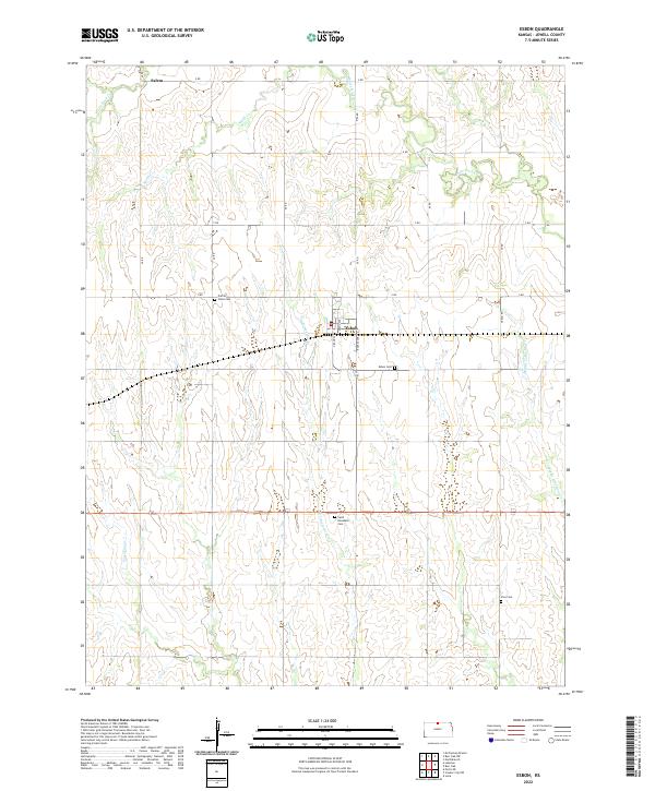 Esbon topographic map thumbnail