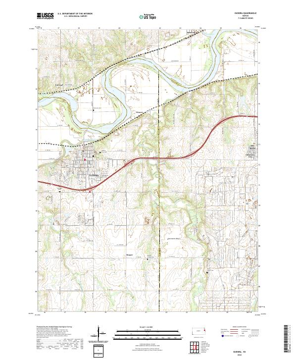 Eudora topographic map thumbnail