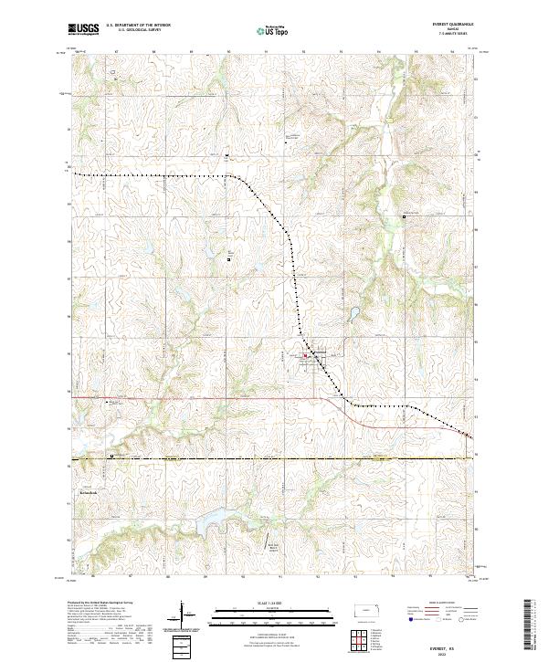 Everest topographic map thumbnail
