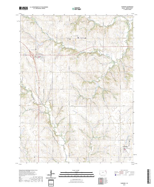 Fairview topographic map thumbnail
