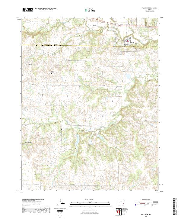 Fall River topographic map thumbnail