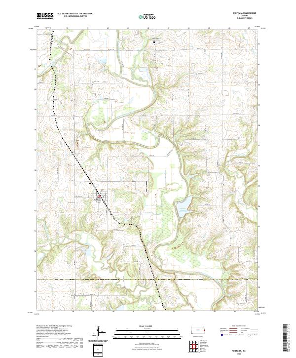 Fontana topographic map thumbnail