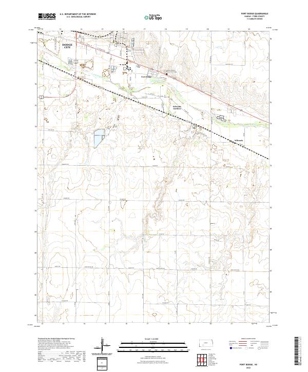 Fort Dodge topographic map thumbnail