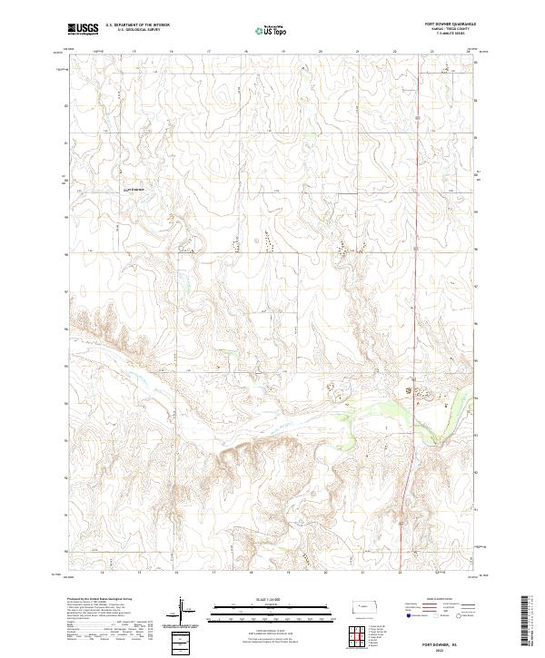 Fort Downer topographic map thumbnail