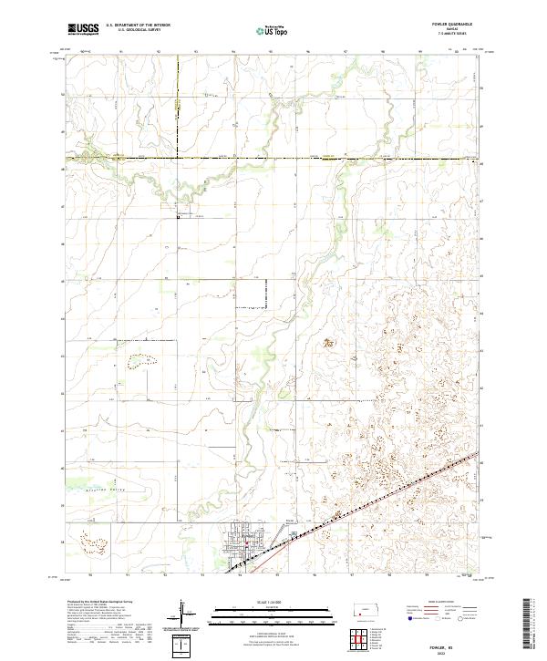 Fowler topographic map thumbnail