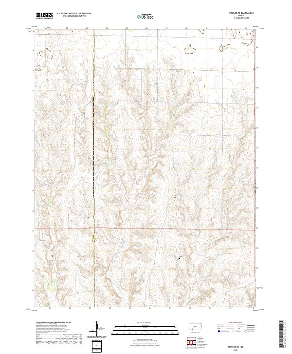Fowler SE topographic map thumbnail
