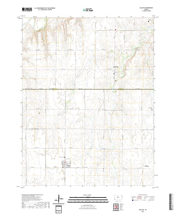 Galatia topographic map thumbnail