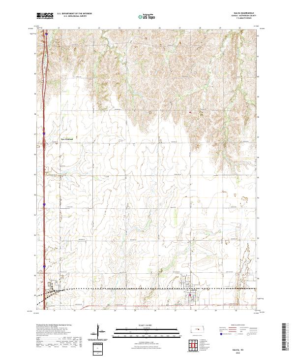 Galva topographic map thumbnail