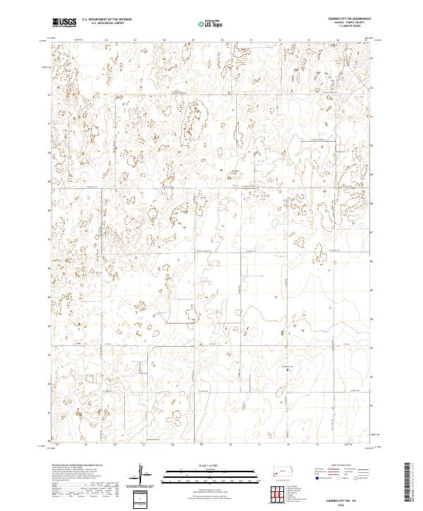 Garden City SW topographic map thumbnail