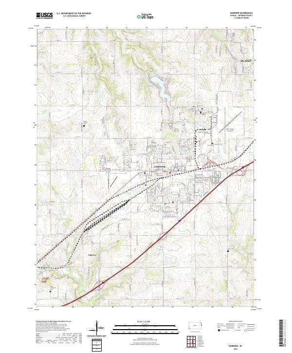 Gardner topographic map thumbnail