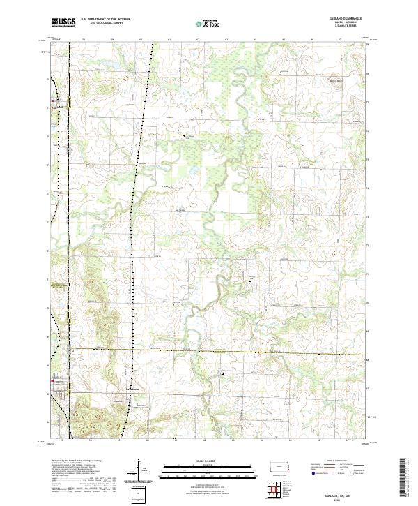 Garland topographic map thumbnail