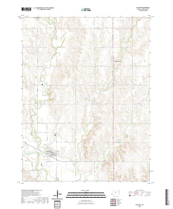 Gaylord topographic map thumbnail