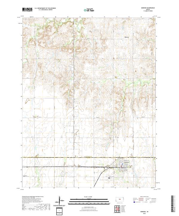 Geneseo topographic map thumbnail