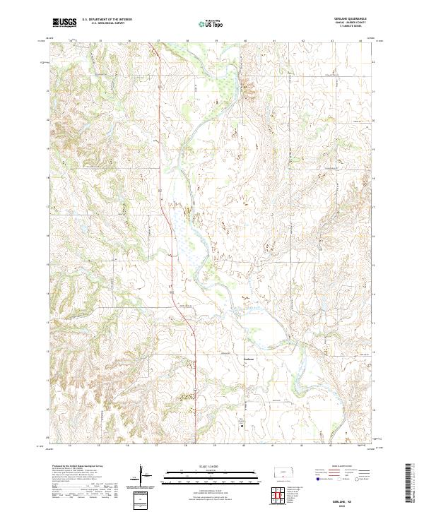 Gerlane topographic map thumbnail