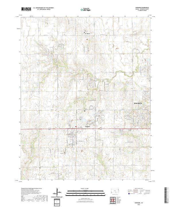Goddard topographic map thumbnail