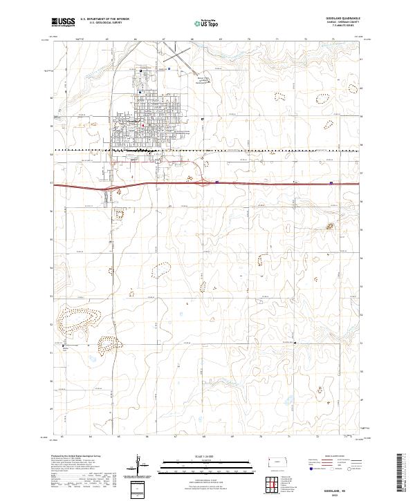 Goodland topographic map thumbnail