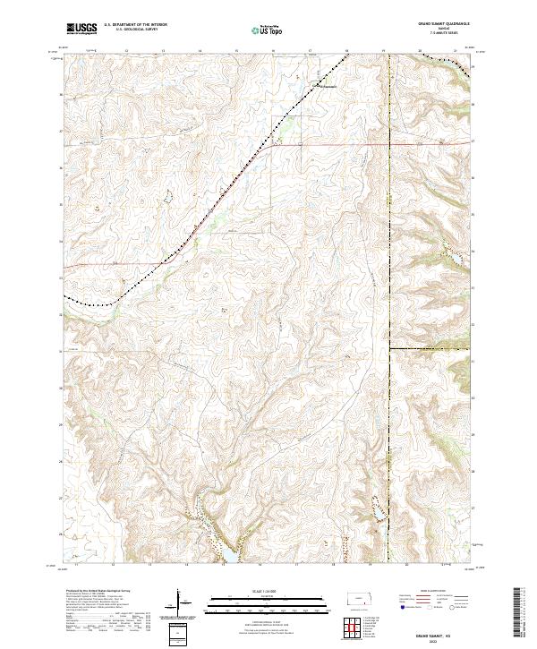 Grand Summit topographic map thumbnail