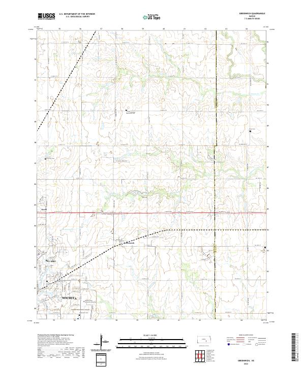 Greenwich topographic map thumbnail