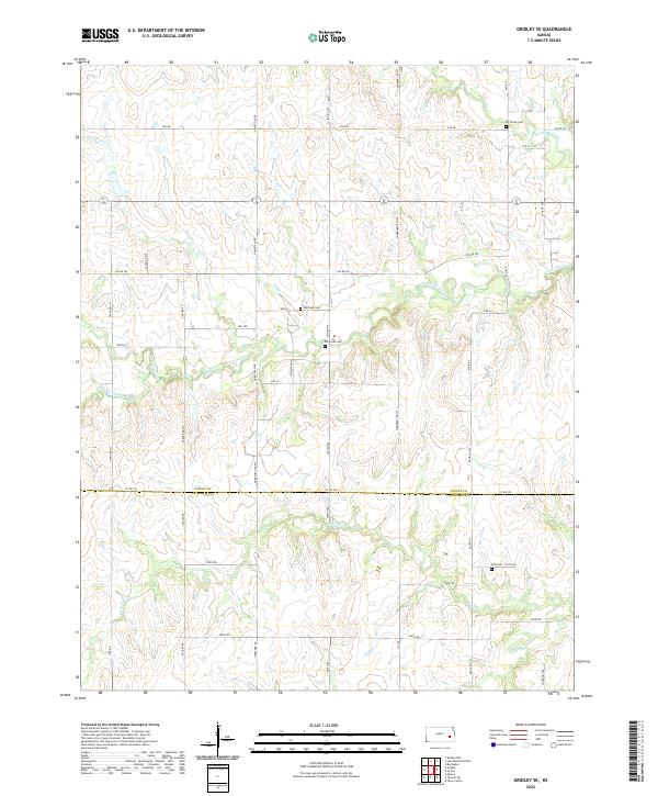 Gridley SE topographic map thumbnail