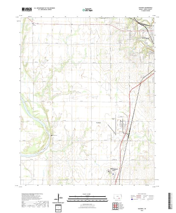 Hackney topographic map thumbnail
