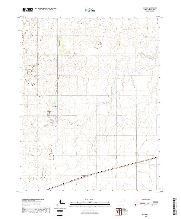 Haggard topographic map thumbnail