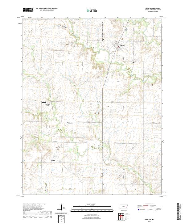 Hamilton topographic map thumbnail