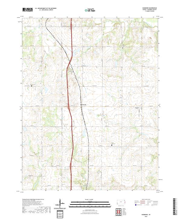 Hammond topographic map thumbnail
