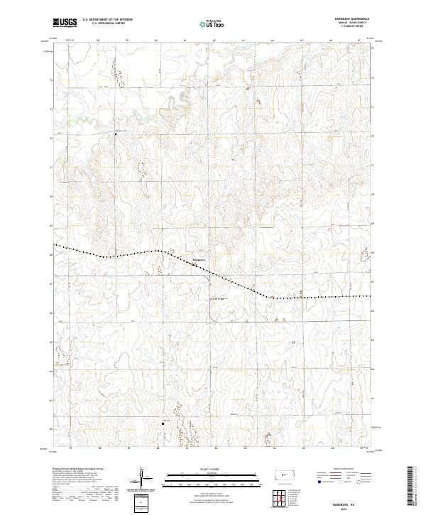 Hargrave topographic map thumbnail