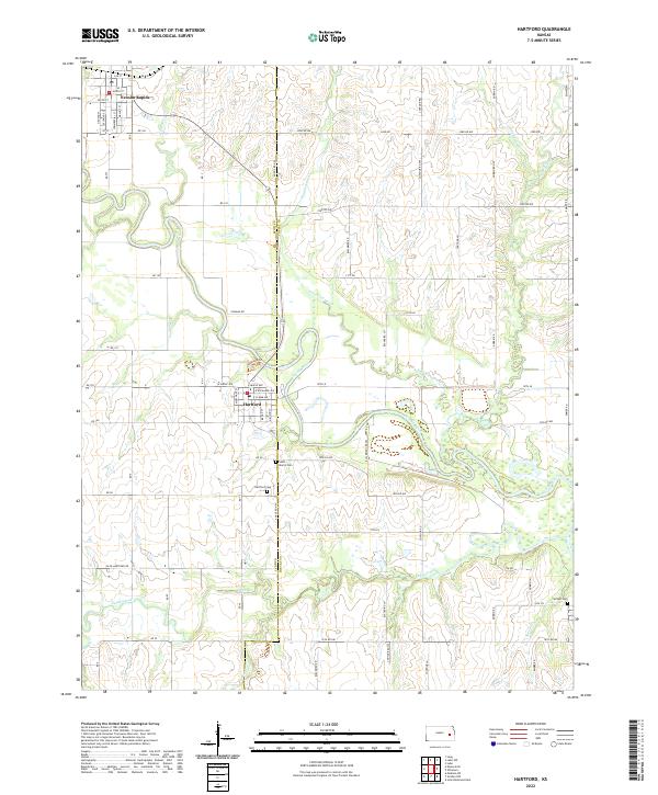 Hartford topographic map thumbnail