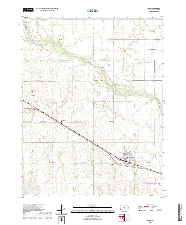 Haven topographic map thumbnail