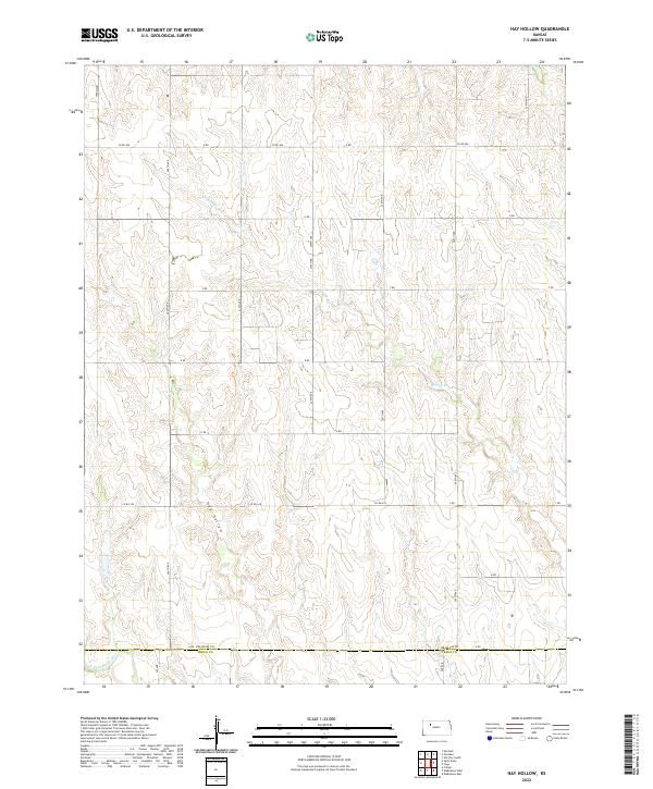 Hay Hollow topographic map thumbnail