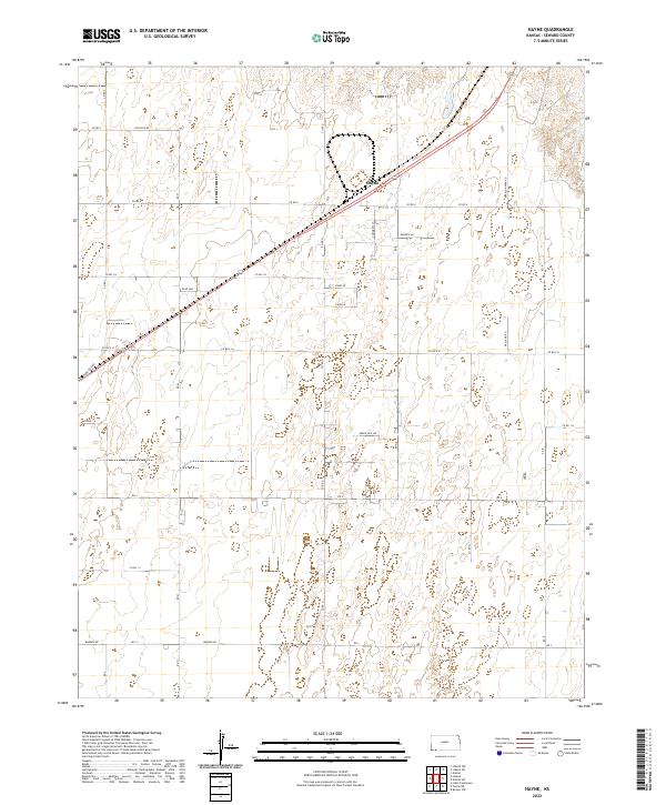 Hayne topographic map thumbnail