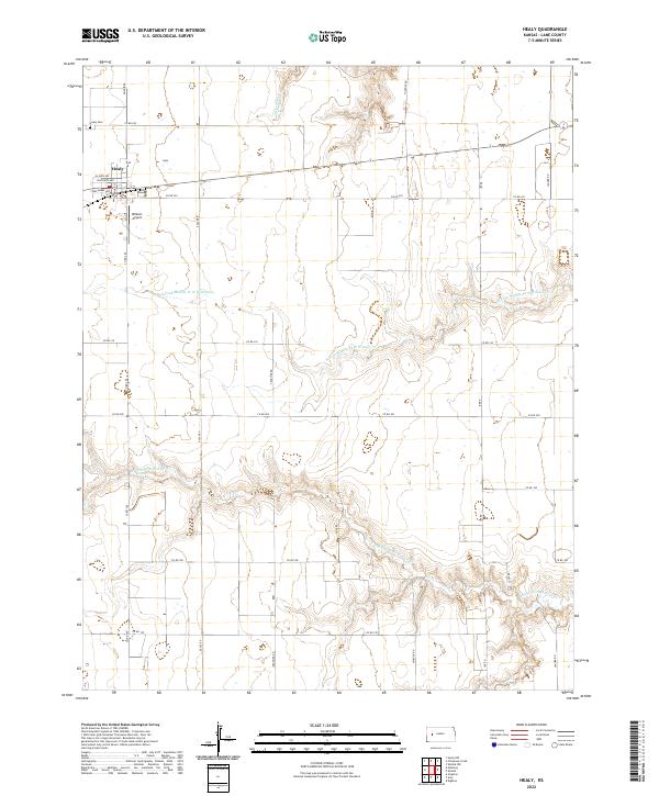 Healy topographic map thumbnail