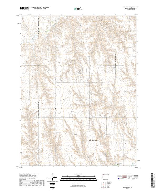 Herndon NW topographic map thumbnail