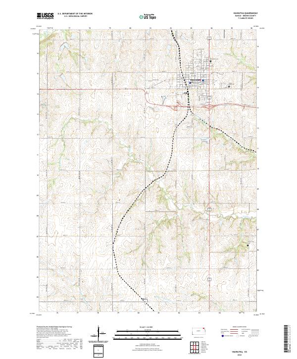 Hiawatha topographic map thumbnail
