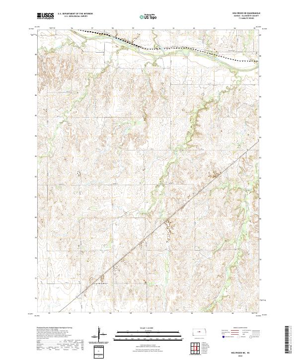 Holyrood NE topographic map thumbnail