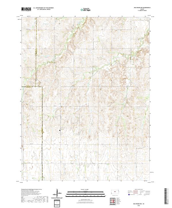 Holyrood NW topographic map thumbnail