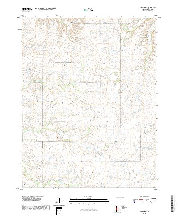 Homestead topographic map thumbnail