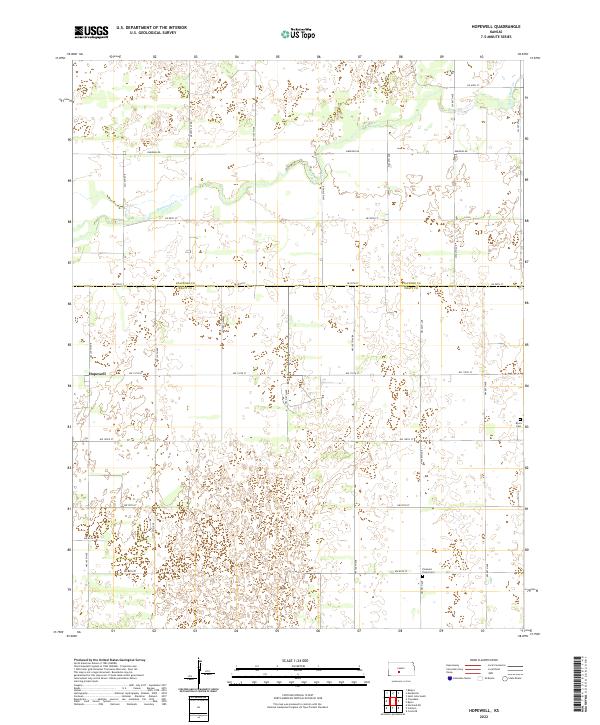 Hopewell topographic map thumbnail