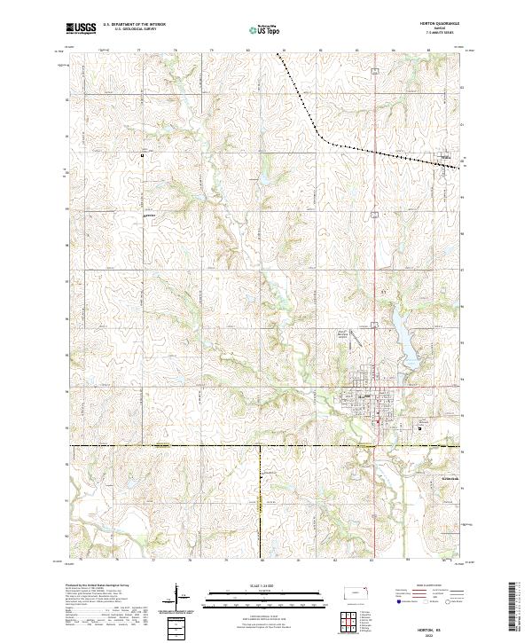 Horton topographic map thumbnail