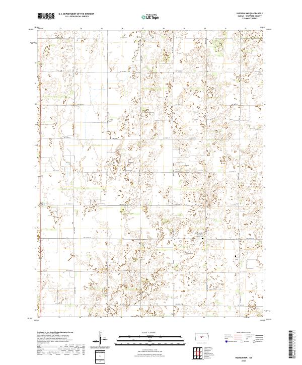 Hudson NW topographic map thumbnail