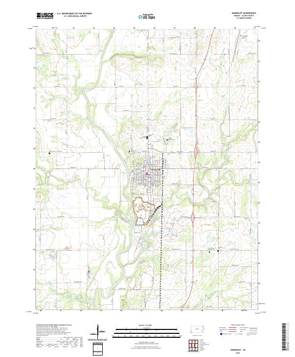 Humboldt topographic map thumbnail