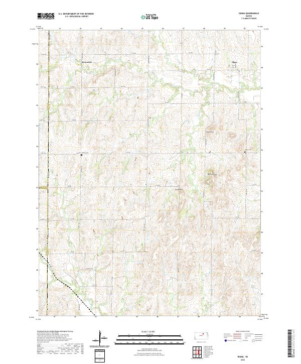 Idana topographic map thumbnail