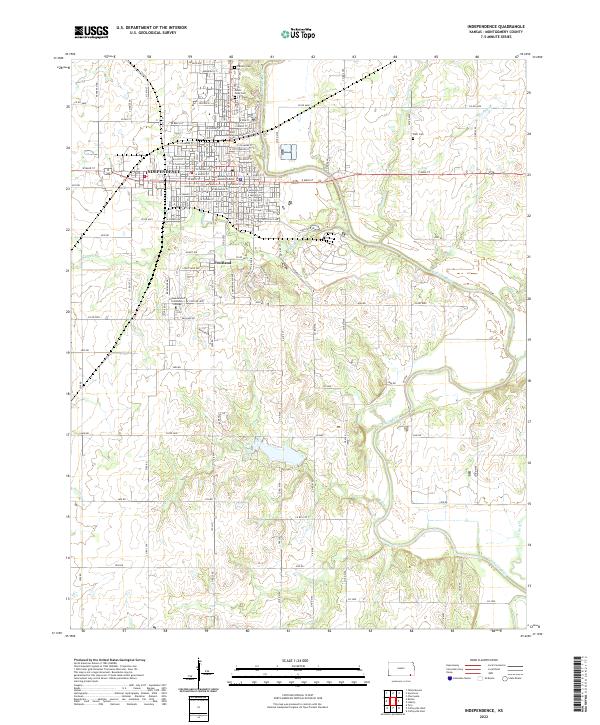 Independence topographic map thumbnail