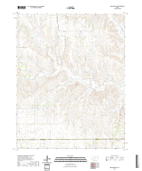 Iron Mountain topographic map thumbnail